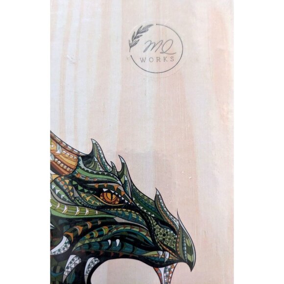 New Sealed MQ Works Guardian Dragon Wooden Puzzles Large 11.7 In.* 16.5 In - Picture 2 of 6